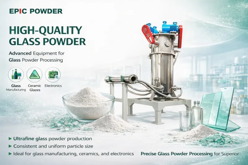 cam tozu için jet değirmeni